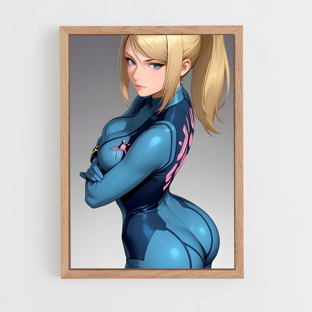 Poster Samus Énergique – affiche Metroid (vue 4)